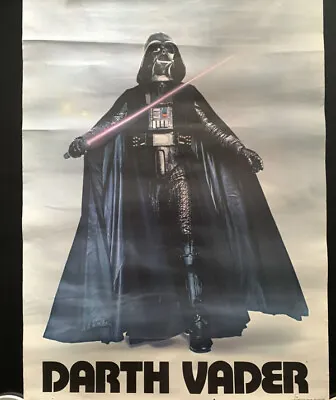 Vintage 1977 Star Wars Darth Vader Poster By Factors Etc. In Hollywood • $100