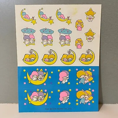 Vintage Sanrio 1976 Little Twin Stars Stickers • $24.99