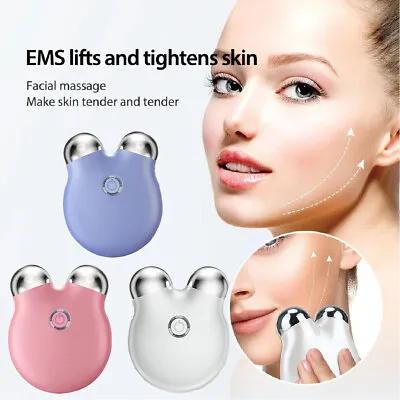 EMS Microcurrent Face Skin Tightening Lifting Device Facial Beauty Mini Machine • $15.97
