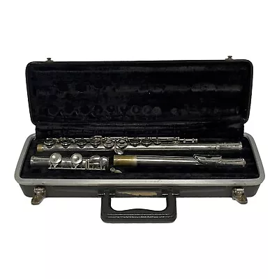 Used Selmer Bundy Nickel-Plated Flute VERY GOOD CONDITION! MADE IN USA • $151.80