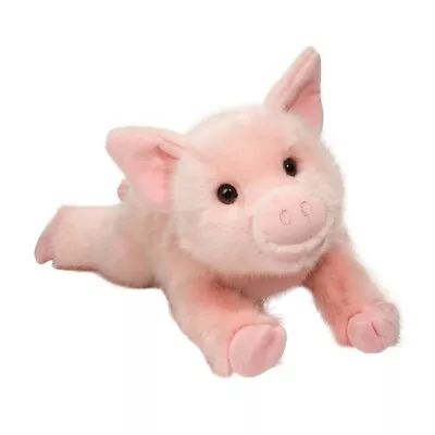 CHARLIZE The Plush PINK PIG Stuffed Animal - By Douglas Cuddle Toys - #4517 • $37.95