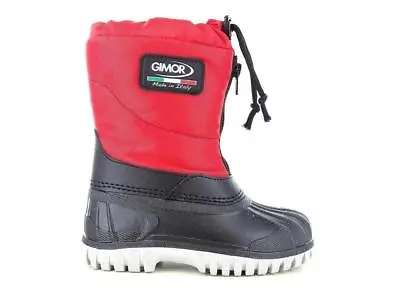 12511 GIMOR Snow Boots Child / A Red With Sole Rubber Zipper IN Italy • £40.24