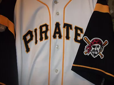 Pittsburgh Pirates White Jersey Bay # 38 Majestic 56..ship Lower 48 Only. • $34