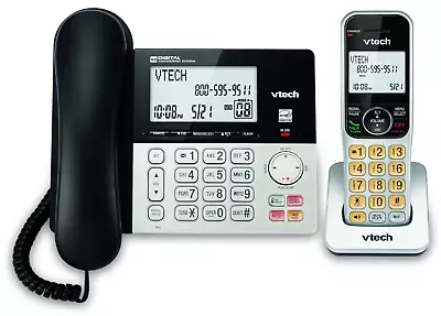 VTECH VG208 DECT 6.0 Corded/Cordless Phone For Home With Answering Machine • $40