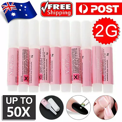 $4.99 • Buy Strong Nail Glue Adhesive For Fake Nail Set Nail Tips Acrylic Nails 2g Each AU
