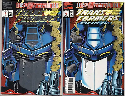 TRANSFORMERS GENERATION 2 #1 Optimus Prime Non-Foil & Foil VARIANT 1993 • $24