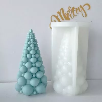 £3.89 • Buy 3D Art Wax Mold Silicone Mould Snowman Tree Gingerbread Christmas Candle Mold