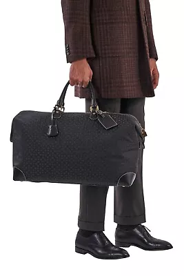 $1800 VENICE SIMPLON ORIENT EXPRESS Large Black Duffle Bag Travel Weekend • $487.50