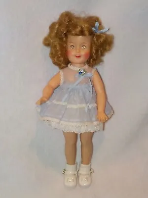 Vintage Vinyl 12  Ideal Shirley Temple Doll Wearing Tagged Dress • $34.99