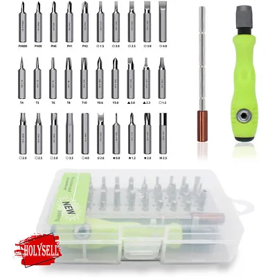 32 IN 1 Small Magnetic Screwdriver Set Torx Driver Professional Repair Tool Kit • $8.95