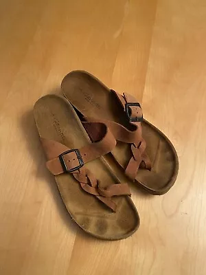 A Giannetti Suede Made In Italy Sandals Women’s Sz 8.5 • $22.49