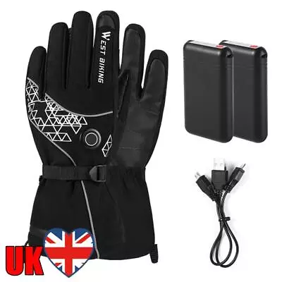 Waterproof Windproof Touchscreen Glove Anti-Cold Bike Cycling Hand Warmer Gloves • £43.19