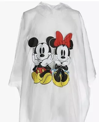 DISNEY MICKEY AND MINNIE MOUSE Youth Rain Poncho One Size Fits All • $19.95