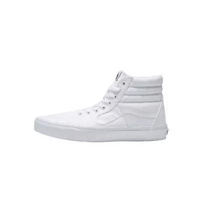 Unisex Vans Sk8-Hi True White Lace Up High Top Shoes • $69.45