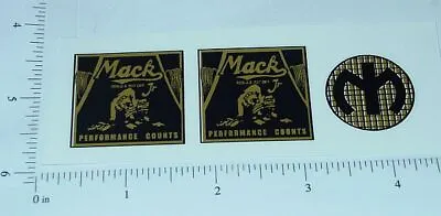 Steelcraft Mack Jr. Truck Black Sticker Set SC-021 • $10