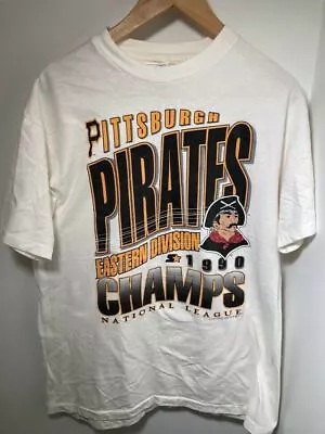 Pittsburgh Pirates Vintage 1990 Eastern Division Champs Tee Shirt AN31877 • $26.99