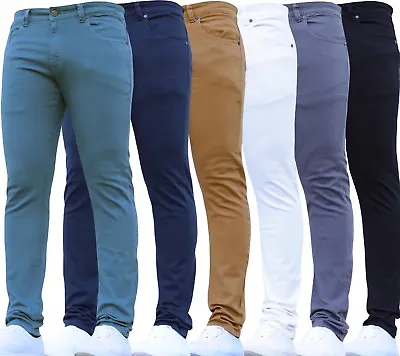 £14.99 • Buy Kids Stretch Chinos Jeans Boys Shorts Denim Skinny School Pant Trousers Age 9-15