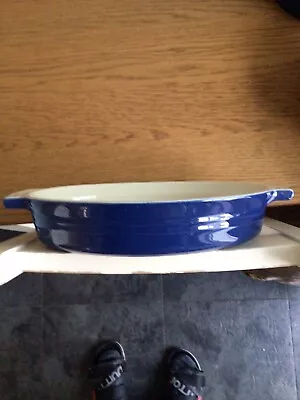 Le Creuset Casserole Dish 30cm Blue No Issues Just Class • £44