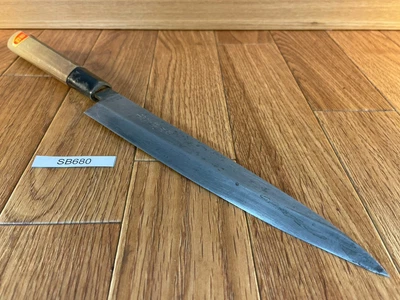 $63.98 • Buy Japanese Chef's Kitchen Knife Yanagiba Vintage Sushi From Japan 198/335mm SB680