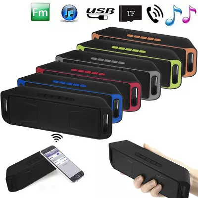 Loud Bluetooth Wireless Speaker Portable Outdoor Stereo Bass Audio Music Player • $10.99
