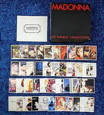 MADONNA JAPAN BOX SET 40 X 3'' CD SINGLE COLLECTION 1996 LIMITED EDITION • $895