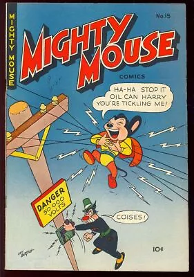 Mighty Mouse Comics #15 Very Nice Golden Age St. Vintage John Comic 1950 FN-VF • $17.50