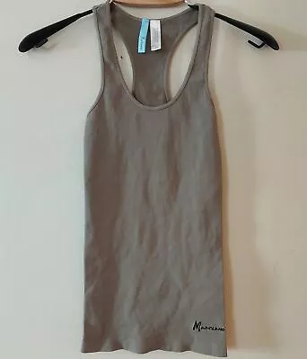 NEW NWOT Marciano Guess Ribbed Racerback Bodycon Tank Top Sage Gray Green XS / S • $10.99