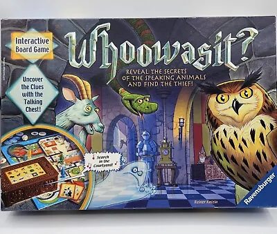 WHOOWASIT Electronic Board Game Interactive Ravensburger 100% Complete Working  • £16.99