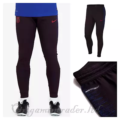 Nike 19/20 VaporKnit FC Barcelona Strike Mens Pants Burgundy AO4866-659 Size XL • $85.09