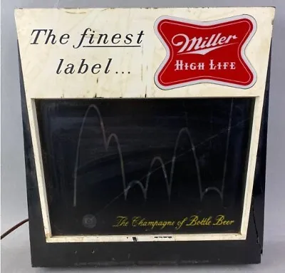 Miller High Life Bouncing Ball Motion Beer Sign Replacement Scroll Artwork • $100