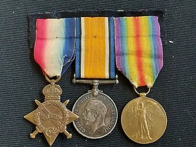 £159.99 • Buy Ww1 1915 Medal Trio 287847 J A Swan Spo. Rn Hms Cochrane Civil War