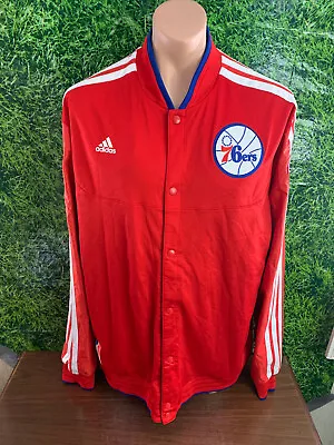 Philadelphia 76ers Basketball #21 Thaddeus Young Reversible Warm Up Jacket 3XLT • $175