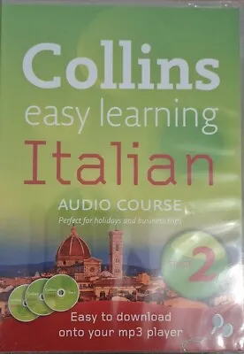 Italian: Stage 2 (Collins Easy Learning Audio Course) New And Sealed.  • £7.99