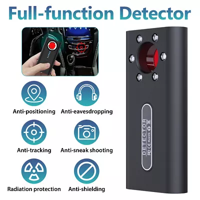 NEW Anti-Spy Signal Bug RF Detector Hidden Camera Lens GSM Device Tracer Finder • $15.41