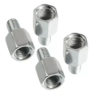 4 Pcs Motorcycle/Scooter Mirror Adapter - M10 To M8 Clockwise Threaded Adaptor • $8.09