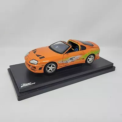 The Fast And Furious ERTL RACING CHAMPIONS 1995 Toyota Supra 1/18 Diecast Car • $109.20