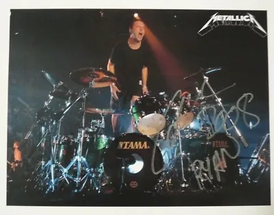 Lars Ulrich Metallica Autographed Signed 8.5X11 Photo Guaranteed • $79.99