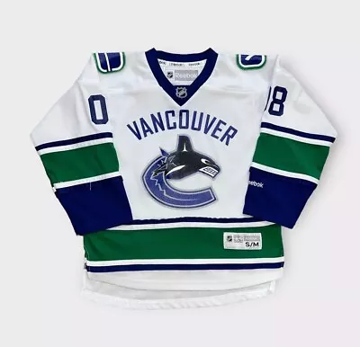 Reebok Vancouver Canucks Youth Jersey Size S/M White NHL Hockey BOYS • $18.88