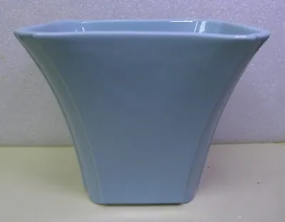 Alamo Pottery Vase Blue Flared San Antonio Texas Mid Century Modern MCM Vtg • $25
