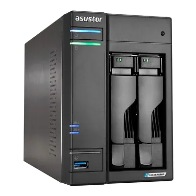 Asustor Lockerstor 2 Gen2 2-Bay NAS Quad-Core 2.0GHz CPU 4GB DDR4 (Diskless)  • $435