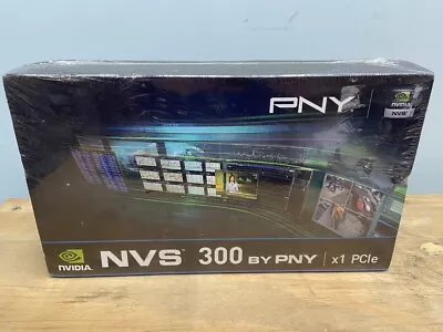 NEW PNY NVIDIA NVS 300 512MB PCIe X 16 Video Card (Sealed) • $14.49