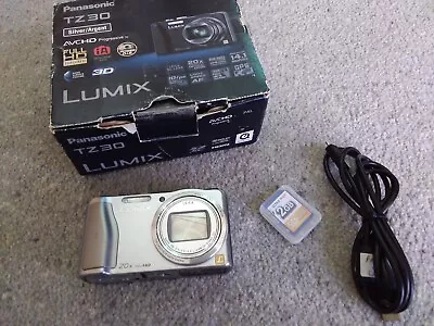 Panasonic Lumix DMC-TZ30 14.1Mp Good Condition Silver • £25