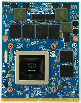 NVIDIA GTX 770M; N14E-GS; 3GB DDR5;MXM 3.0b; Alienware/Dell/MSI/Clevo; Used • $143.92