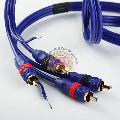3ft 3' HIGH PERFORMANCE DIRECTIONAL BALANCE RCA 2 Male To Male Audio Cable • $8