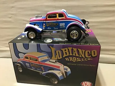 Lobianco Bros Brooklyn Ny. 1933  Willys Gasser 1/18 Acme Diecast  Rare Nhra 0902 • $149.99