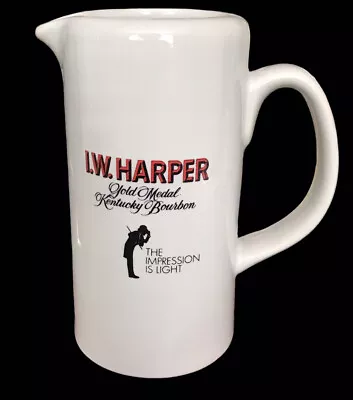 Dewars White Label I.W. Harper Gold Medal Kentucky Bourbon Scotch Whisky Pitcher • $45