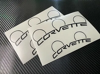 4 Corvette Caliper Decals Sticker C6 Z06 Heat Resistant Choose Your Color!!   • $17.99