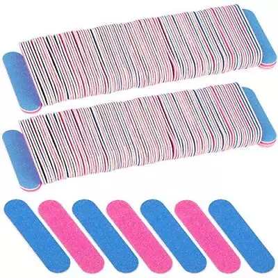300 Pcs 2 Inch Mini Nail Files Double Sided Disposable Emery Boards Manicure ... • $11.04