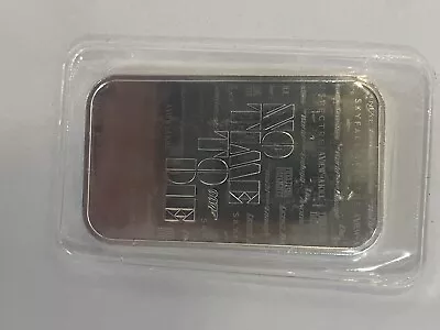 Royal Mint 007 No Time To Die 1oz Silver Bar 999.9 Fine Silver • £45
