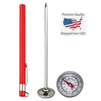 Stainless Steel Pocket Probe Thermometer Gauge For Food Cooking Meat BBQ  • $6.49